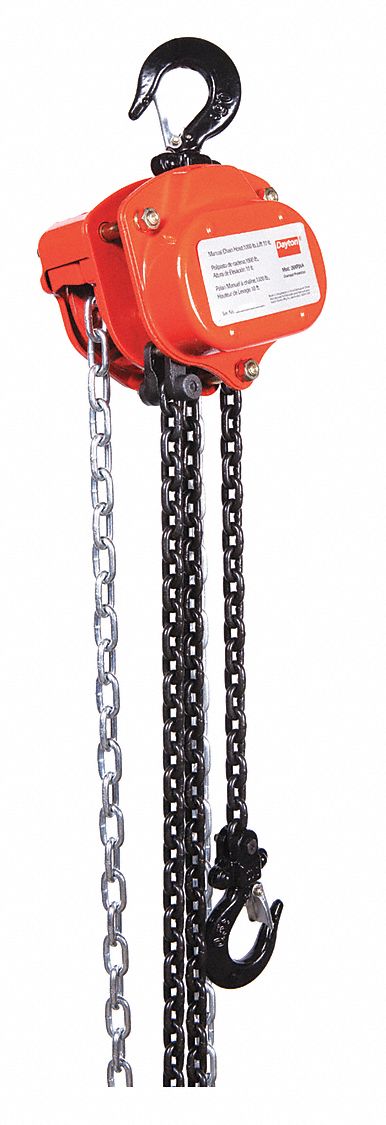 K8943 Manual Chain Hoist 1000 lb Lift 10 ft.