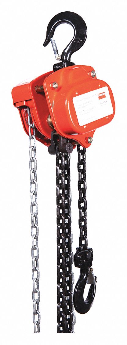 K8976 Manual Chain Hoist 2000 lb Lift 10 ft.