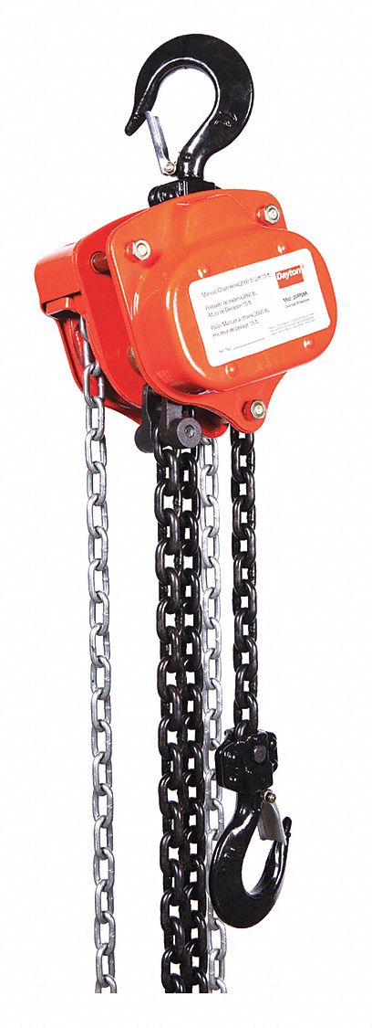 K8976 Manual Chain Hoist 2000 lb Lift 15 ft.