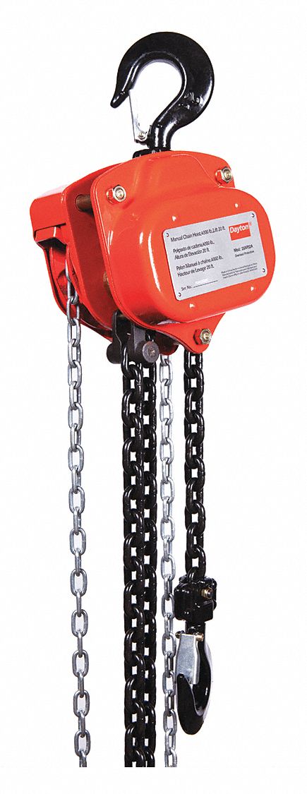 K8999 Manual Chain Hoist 4000 lb Lift 20 ft.