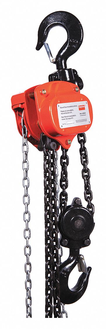 K9004 Manual Chain Hoist 6000 lb Lift 20 ft.