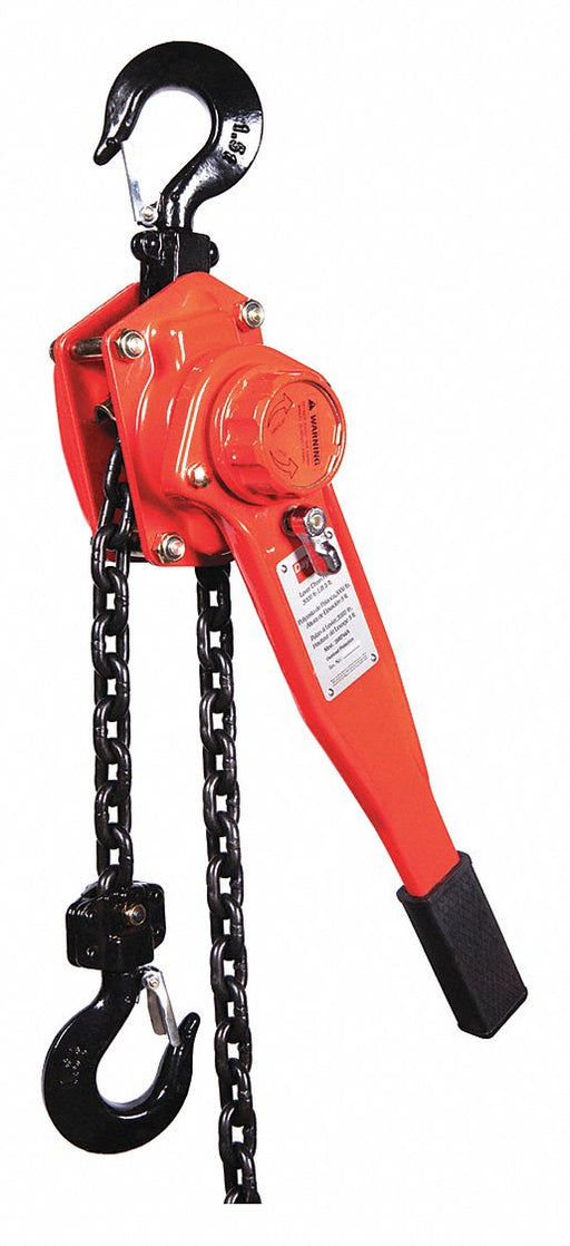 K9273 Lever Chain Hoist 3000 lb Lift 5 ft.
