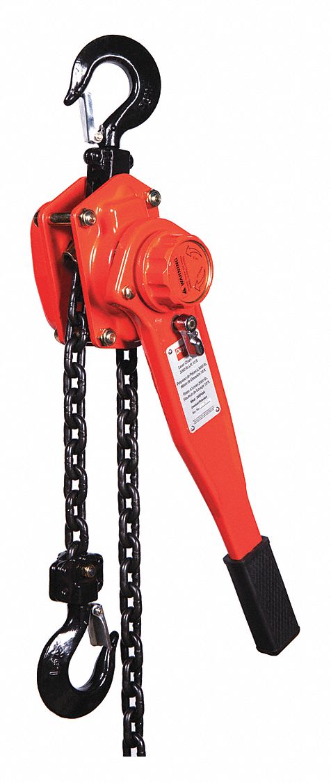 K9273 Lever Chain Hoist 3000 lb Lift 10 ft.