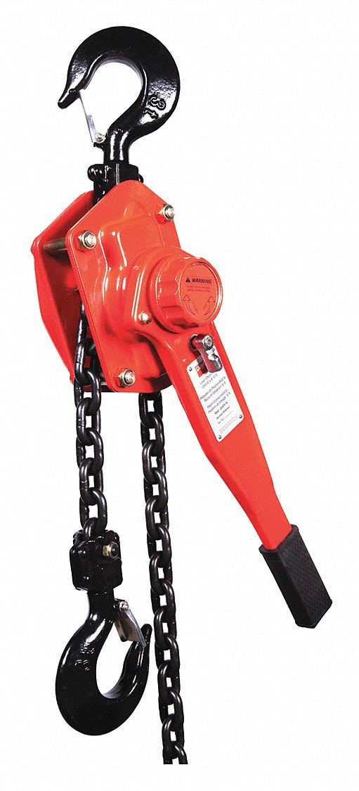 K9283 Lever Chain Hoist 6000 lb Lift 10 ft.