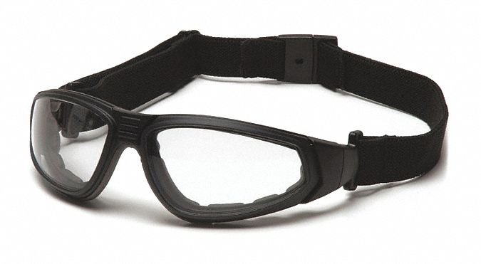 Safety Goggles Nylon Clear Wraparound