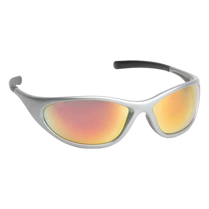 SafetyGlasses Amber Mirrord Silver
