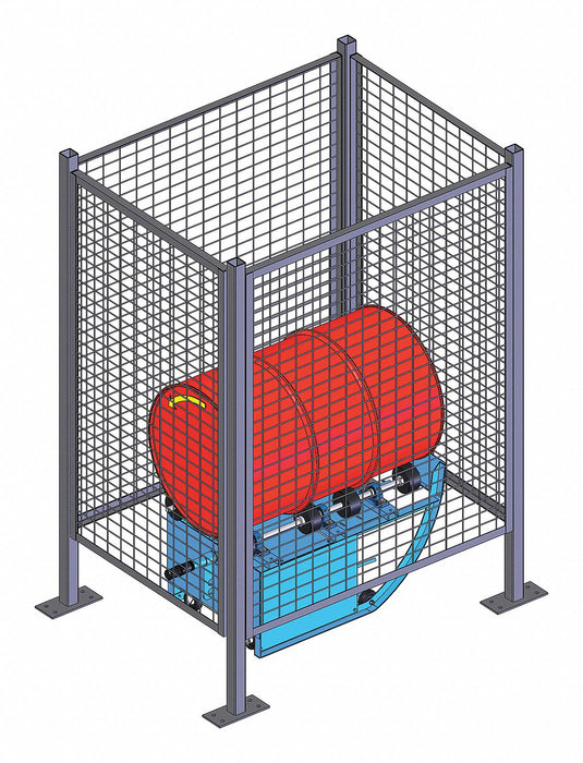 Drum Safety Enclosure BE Steel Gray
