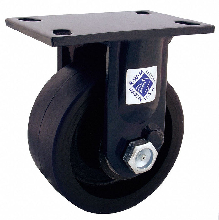 Plate Caster Rigid Polyurethane 10 1/8 H
