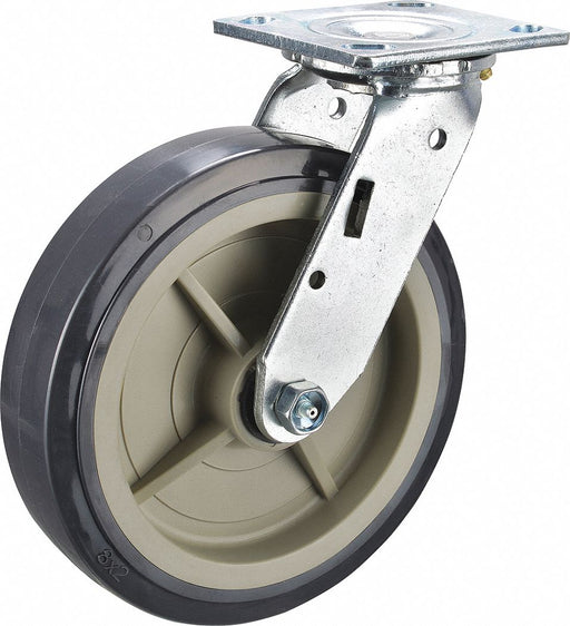 Plate Caster Swivel Polyurethane 9 1/2 H