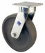 Plate Caster Swivel Elastomer 7 1/2 H