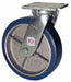 Plate Caster Swivel Elastomer 7 1/2 H