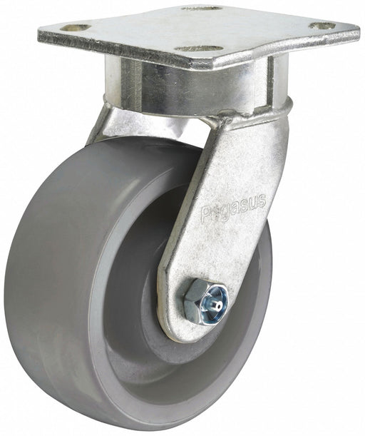 Plate Caster Swivel Nylon 6 1/2 H
