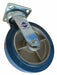 Plate Caster Swivel Rubber 9 1/2 H