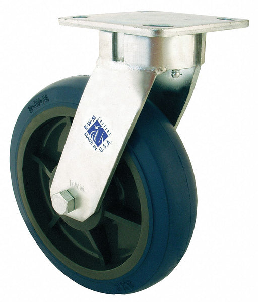 Plate Caster Swivel Polyurethane 7 1/2 H