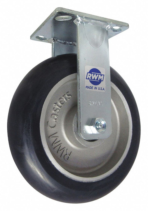 Plate Caster Rigid Polyurethane 10 1/8 H