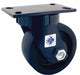 Plate Caster Swivel Elastomer 7 1/2 H