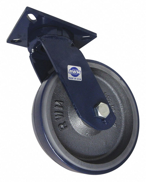PlateCaster Swivel Polyurethane 12 1/2 H