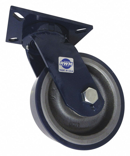 PlateCaster Swivel Polyurethane 10 1/2 H