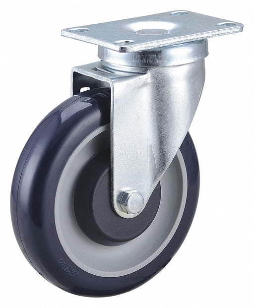 PlateCaster Swivel Polyurethane 6 3/16 H