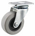 Plate Caster Swivel Rubber 2 5/8 H