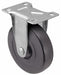 Plate Caster Rigid Rubber 4 7/8 H