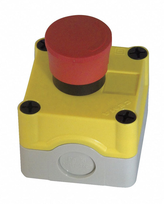 Control Station Push Button Red 1NC