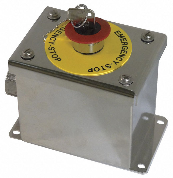 Control Station Push Button Red 1NC