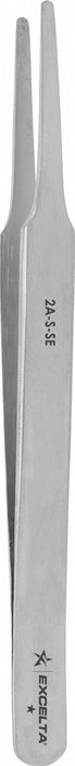 Tweezers SS 4 3/4 L Straight Round