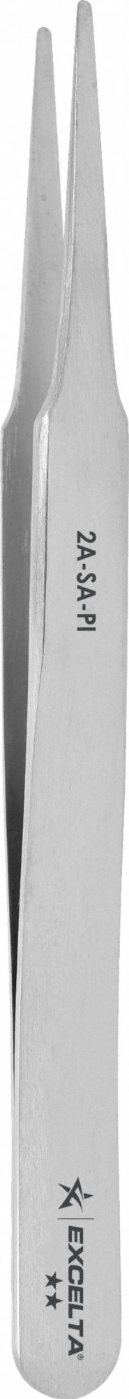 Tweezers SS 4 3/4 L Straight Round