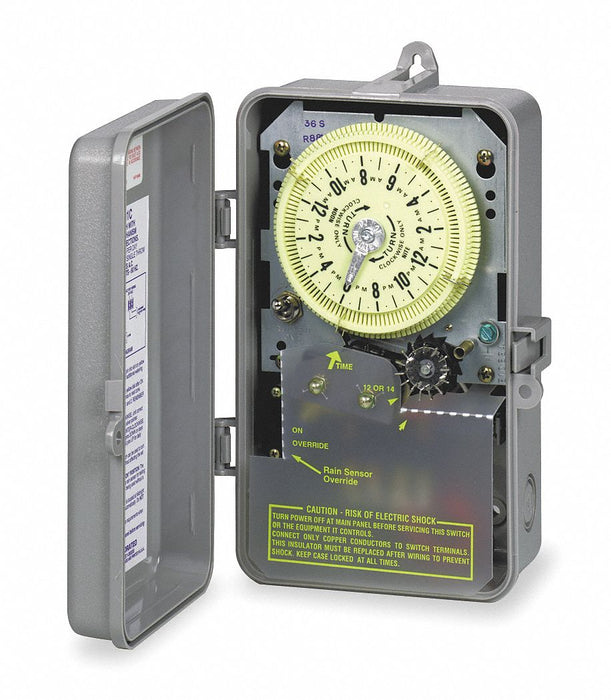 ElectromechanicalTimer 24hr DPST-NO Stel