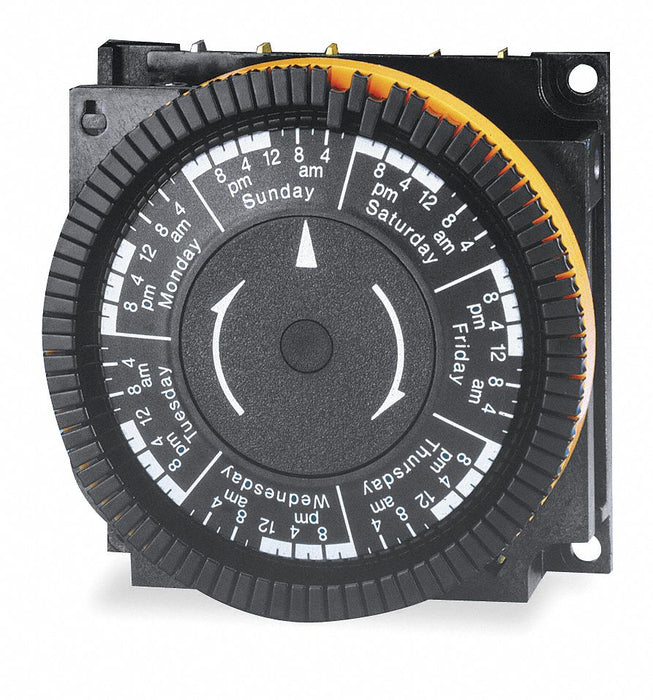 Electromechanical Timer 7 day SPST Steel