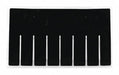 Divider 5.5inH 9.625inL Black PK6