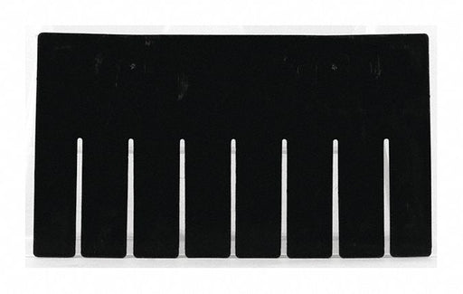 Divider 5.5inH 9.625inL Black PK6