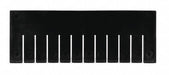 Divider 5.5inH 15.375inL Black PK6