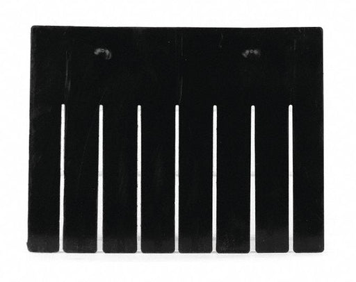Divider 7.5 in H 9.75 in L Black PK6