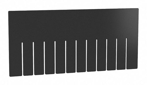 Divider 7.25inH 15.375inL Black PK6
