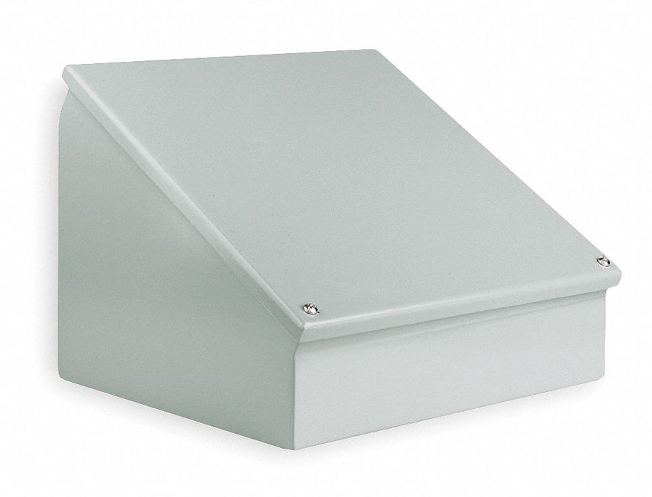 Sloped Top Enclosr Mtllc 8InHx20InWx7InD