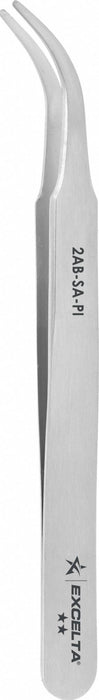 Tweezers SS 4 1/2 L Curved Round