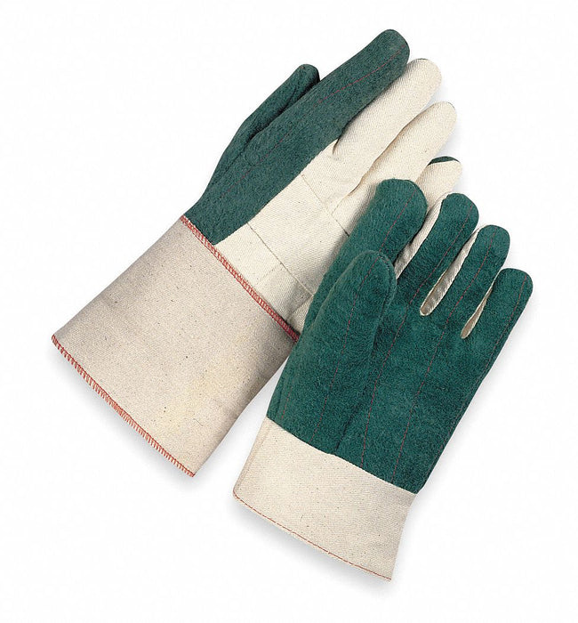 Heat Resistant Gloves Green L Cotton PR