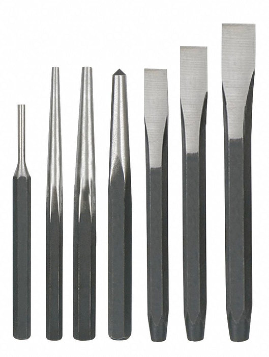 Punch and Chisel Set 7 Pc