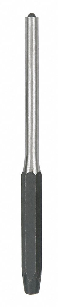 Roll Pin Punch 1/4 In Tip 6 7/16 In L