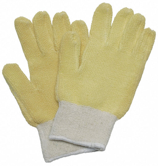 Heat-Resistant Gloves L White/Yellow PR