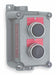 ControlStation Feed-Thru 2Buttons Blk