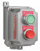 ControlStation Feed-Thru 2Buttons Grn/Rd