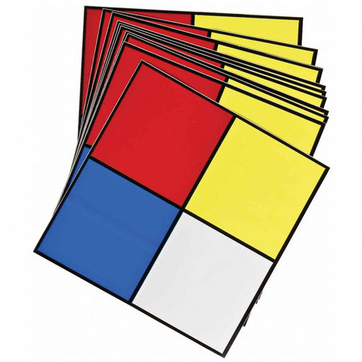 Placard 5 in H 5 in W Vinyl PK10