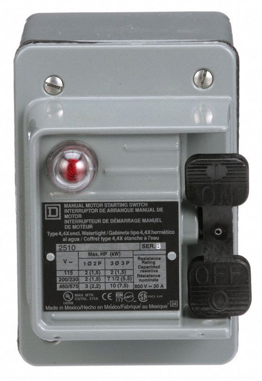 ManualMotorSwitch NEMA4 ToggleSwitch