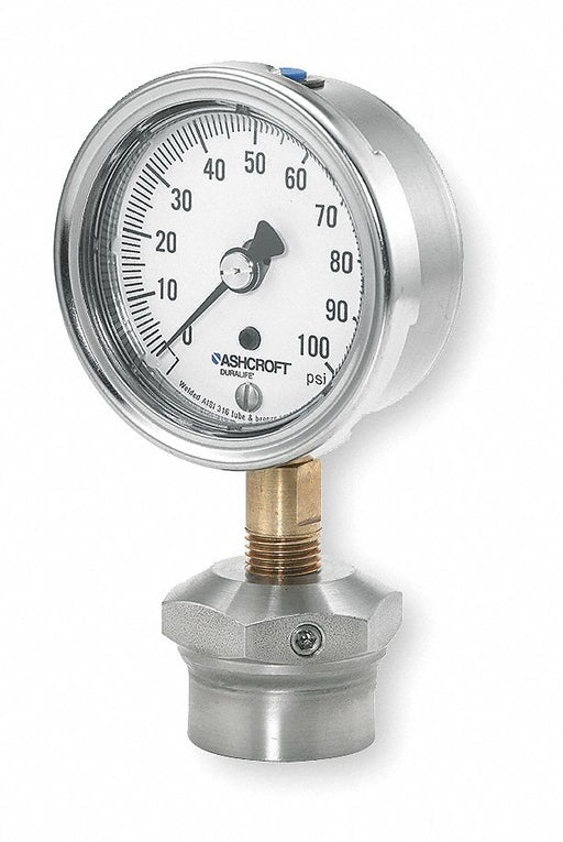 D0988 Pressure Gauge 0 to 100 psi 2-1/2In
