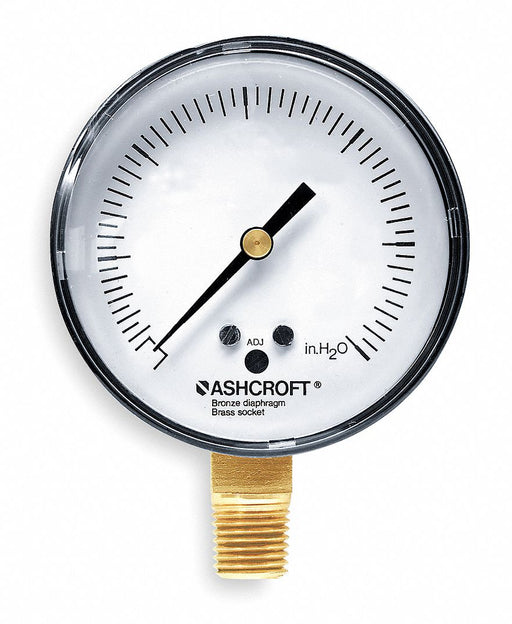 K4548 Pressure Gauge 0 to 20 oz/0 to 35 H2O