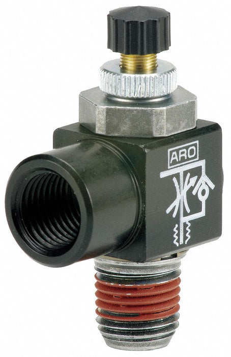 CylPortFlowCtrlValve 1/2inNPT MeterOut