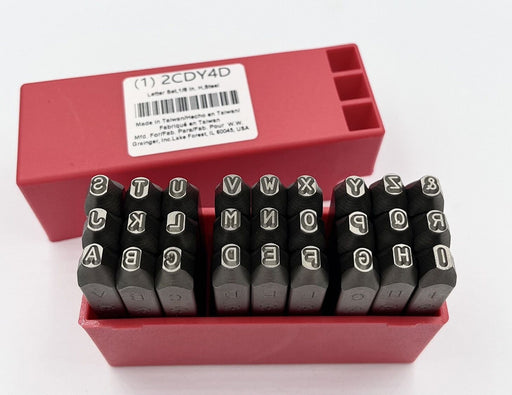 Letter Set 1/8 in H Steel